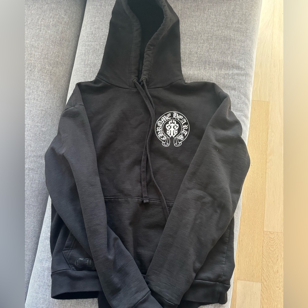 Black Chrome Hearts American Flag Hoodie